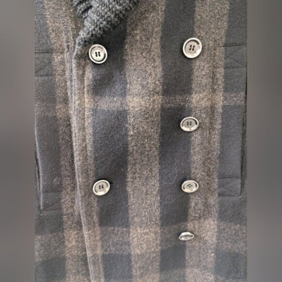 Burberry Brit Wool Blend Pea Coat - Size: US 4 - Picture 7 of 15